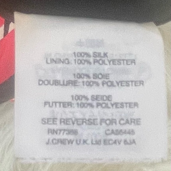 J. Crew Skirt, 100% Silk, Pockets, Multi-Colored Abstract Floral, EUC - Picture 9 of 10